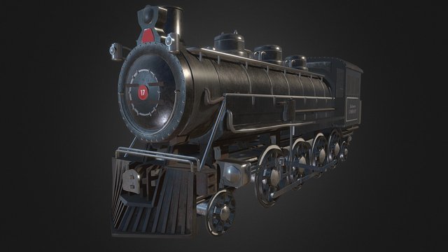Steam Train [Based of BR 86] 3D Model