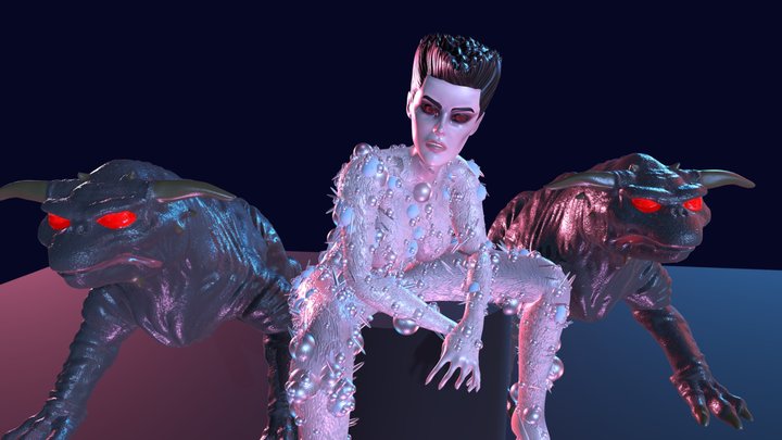 Gozer and the Terror Dogs 3D Model