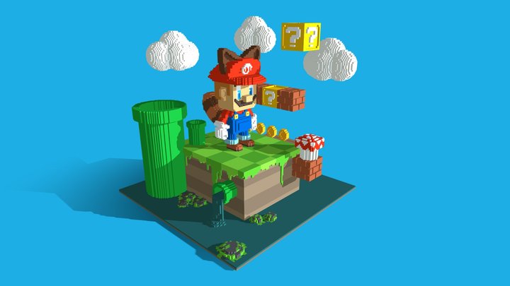 Mario Bros 3D Model