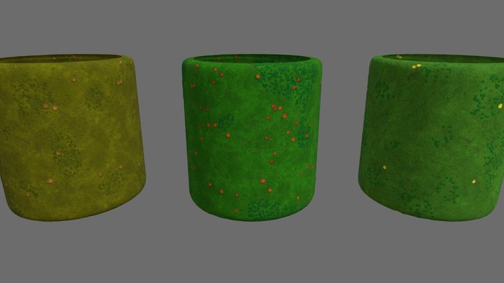 Stylized Grass 3D Model