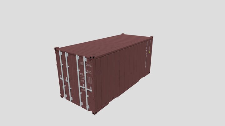 Container 3D 3D Model
