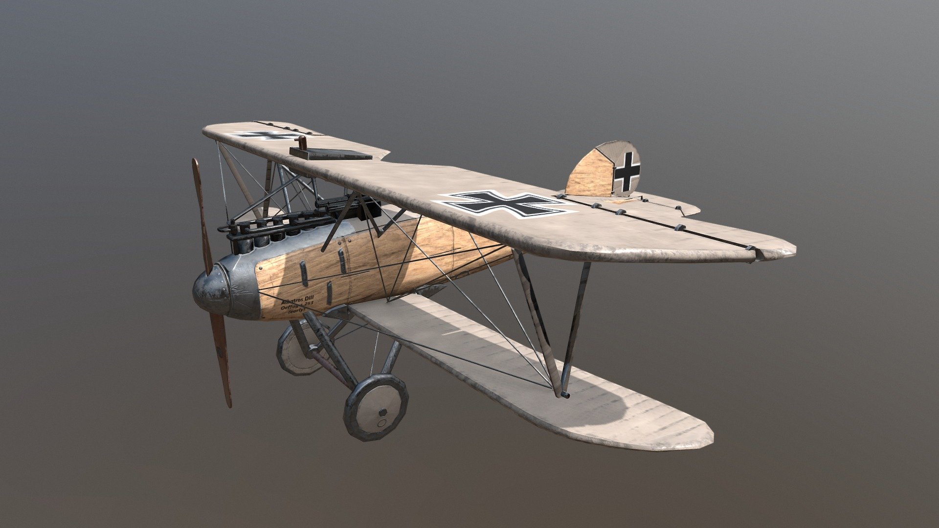 Albatros Diii Ww1 3d Model By Gerhald 52dfd20 Sketchfab