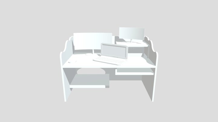 Desk 3D Model