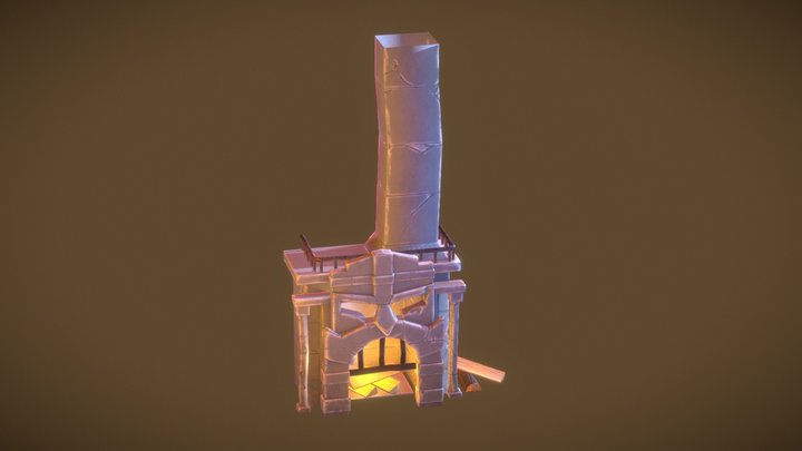 Fireplace 3D Model