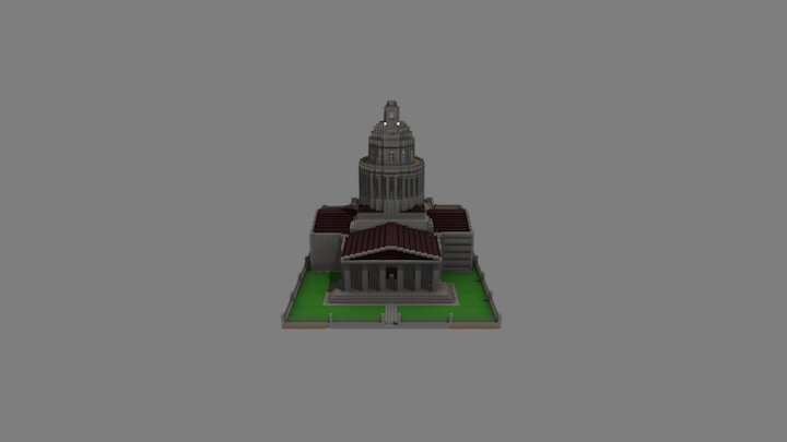 Panthéon 3D Model