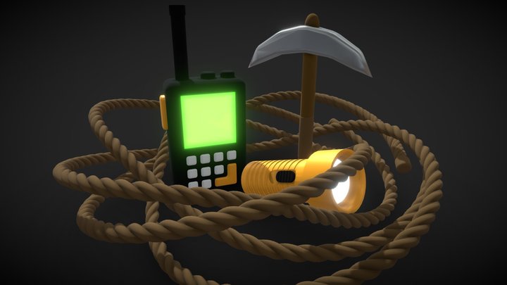 Cave Explorer Asset Pack 3D Model