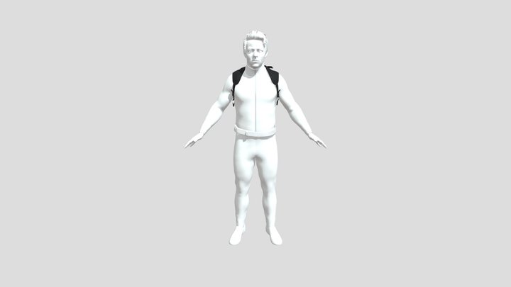 Arthur Ford Rigged Sketch Fab 3D Model