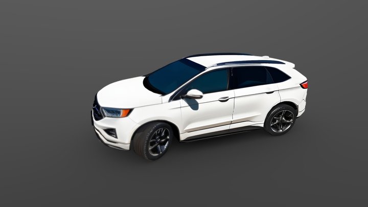 Ford Edge ST ivory white – Free 3D Model STL