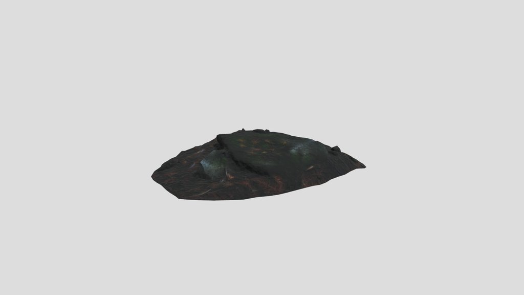 Low Poly Ground Forest Rocks