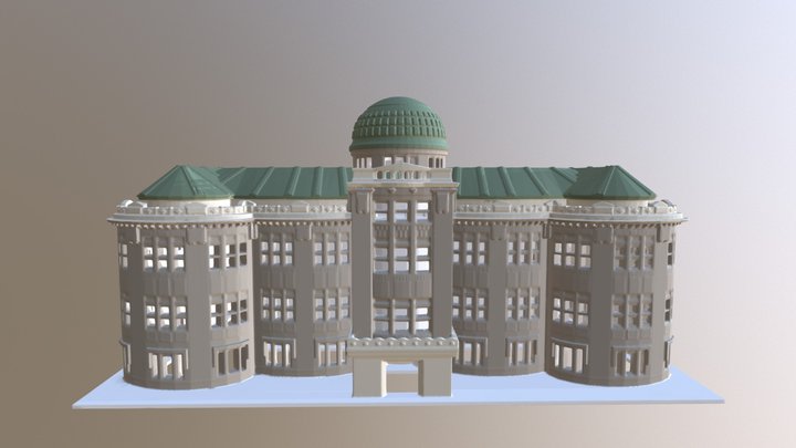 Hiroshima-prefectural products museum 3D Model