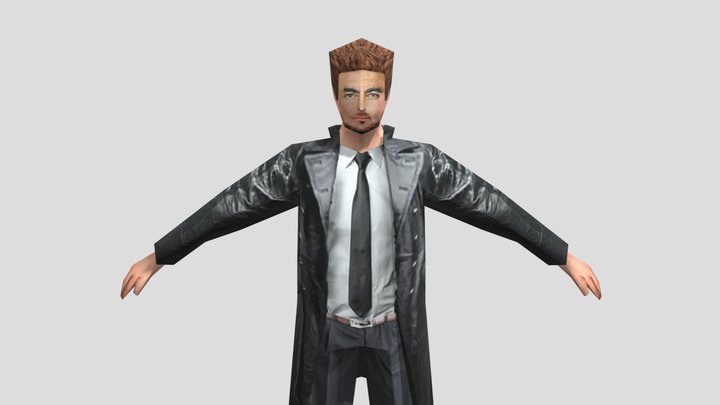 low-poly-detective 3D Model