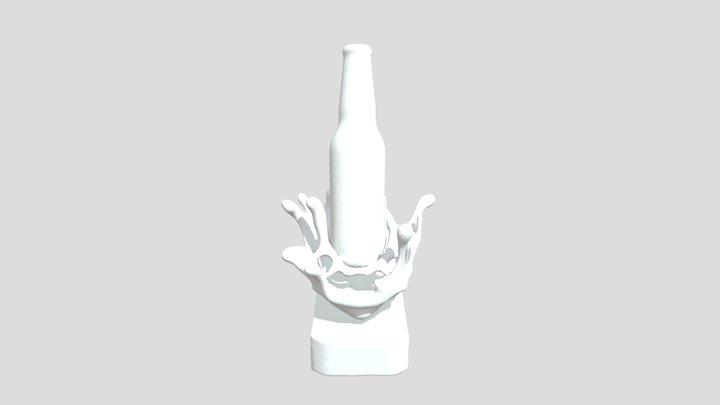 Tiger Crystal Splash 3D Model