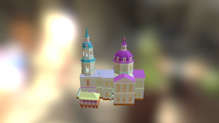 Spassky sobor 3D Model