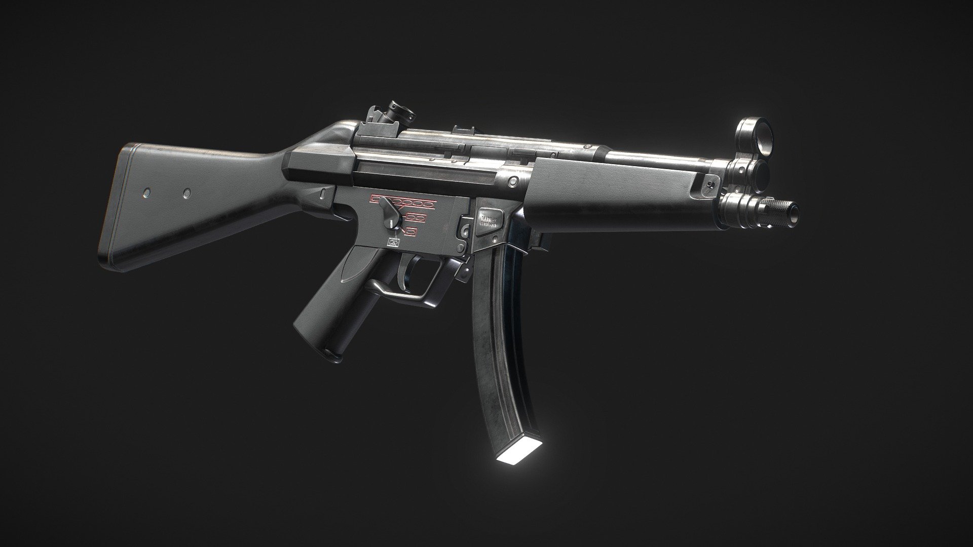 H&K MP5 - 3D model by jostoso [52e84ea] - Sketchfab