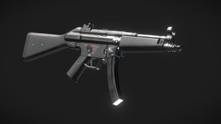 H&K MP5 3D Model