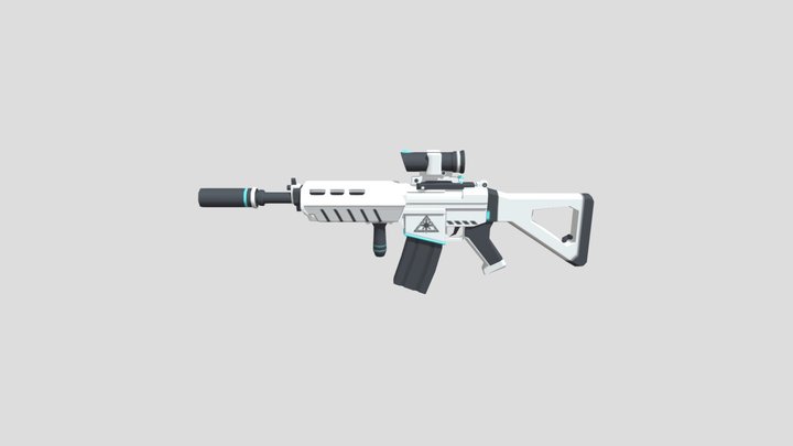 [Blue Archive Weapon] - Sunaookami Shiroko 3D Model
