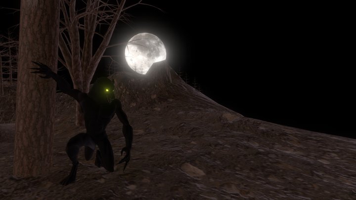 Werewolf 3D Model