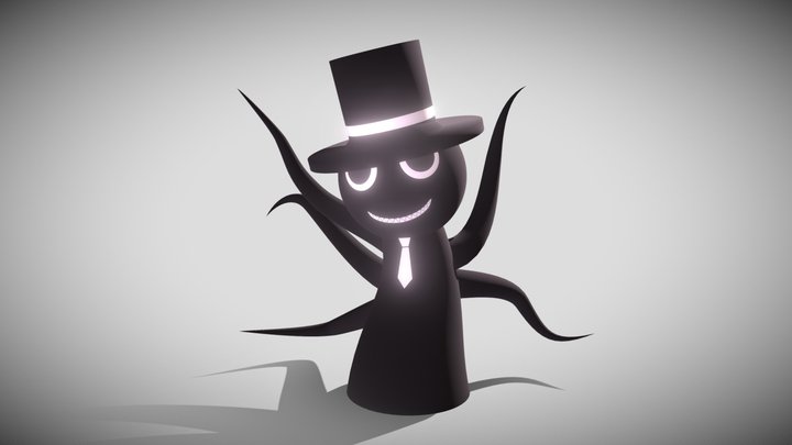 Black sprunki 3D Model