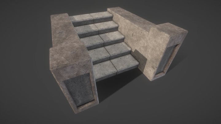 Stairs 3D Model