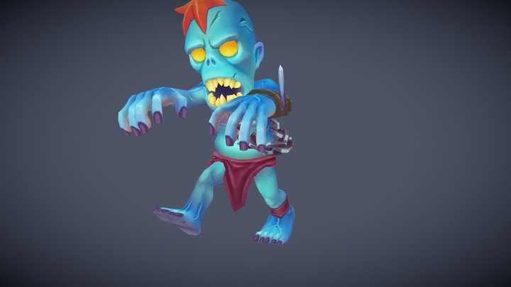 Towers & Powers - Zombie 3D Model