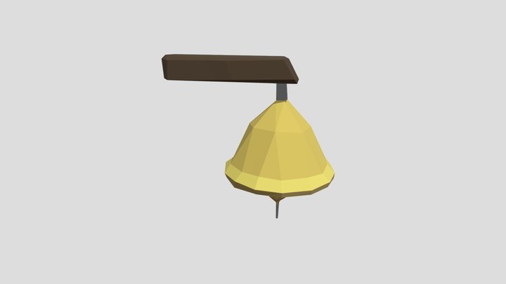 Bell Low Poly 3D Model