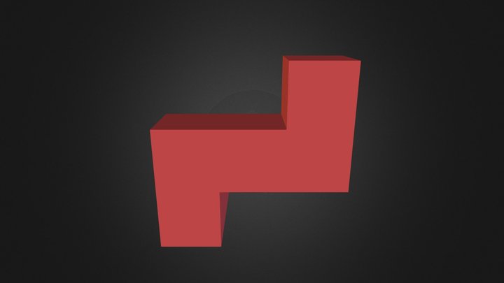 Red Part 3D Model
