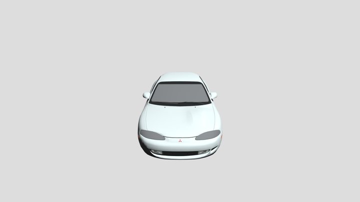Mitsubishi Eclipse GSX MK2 1997-1999 3D Model