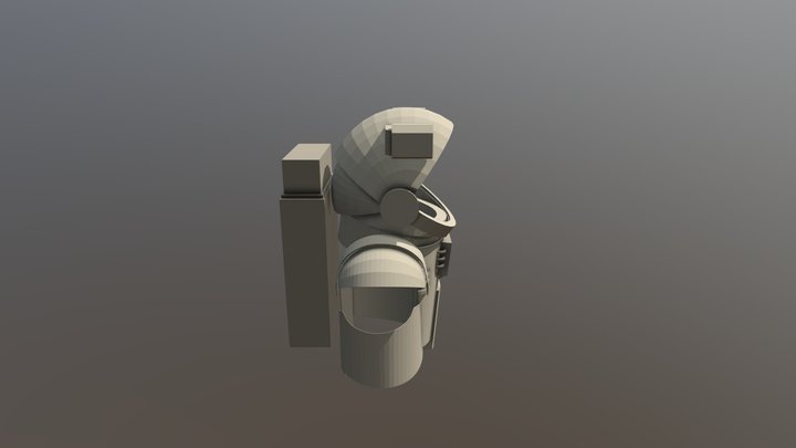 Space Suit Liam Boxwars 3D Model