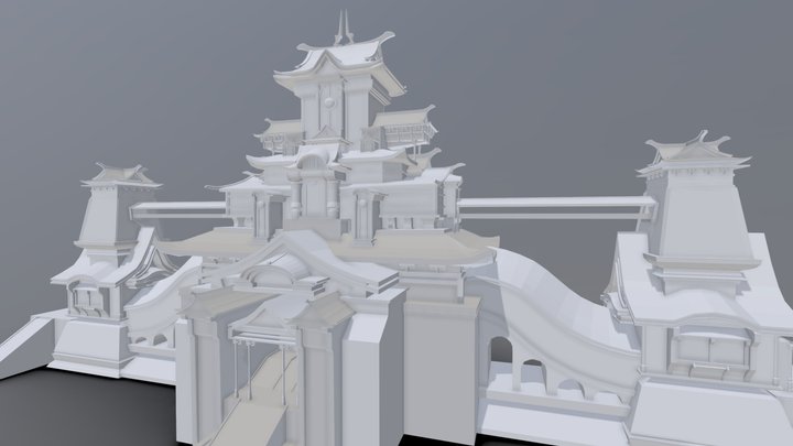 Chinese Fantasy03 3D Model