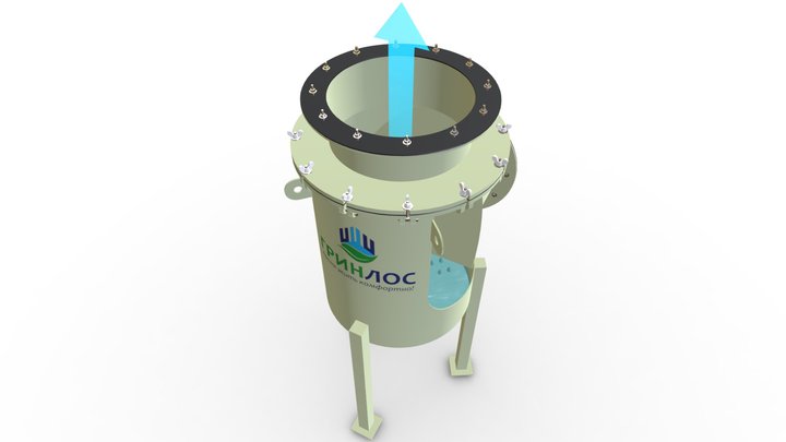 Брызгоотделитель Гринлос 3D Model