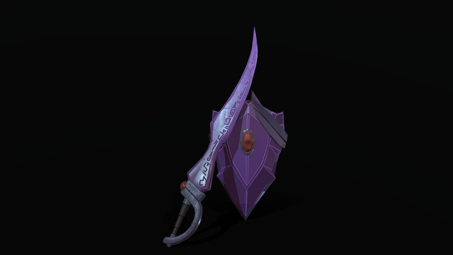 Corrupter Sword and Shield