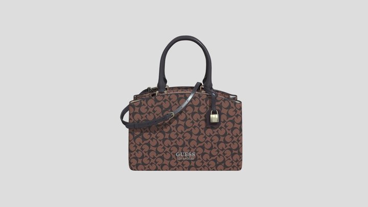 Guess Brown Bag 3D Model
