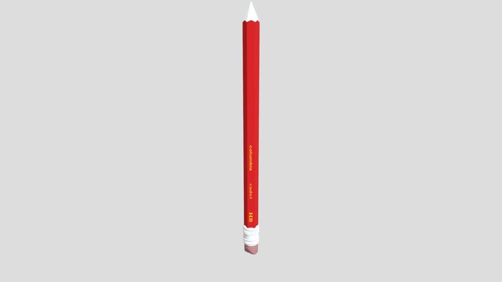 20417635-Pencil 3D Model
