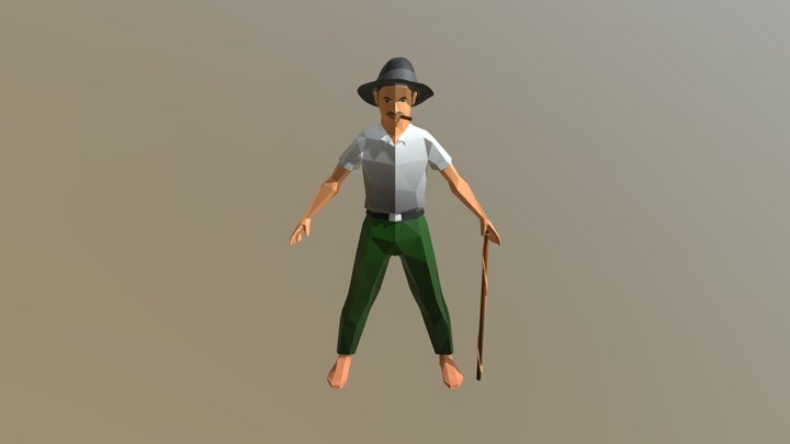 Campesino 3D Model