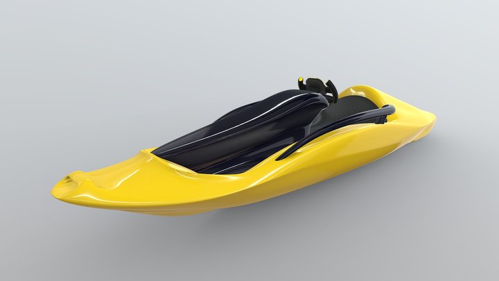 Electric Kayak Concept Design 3D Model