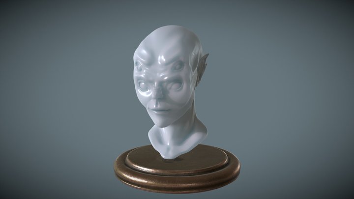 Twin Eyes Sculpt 3D Model