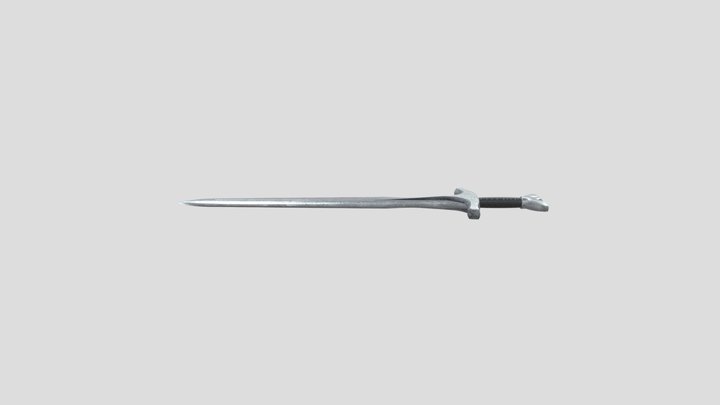 Steel Sword 3D Model