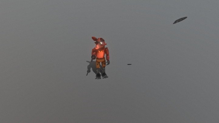 Withered Foxy(Animation) 3D Model