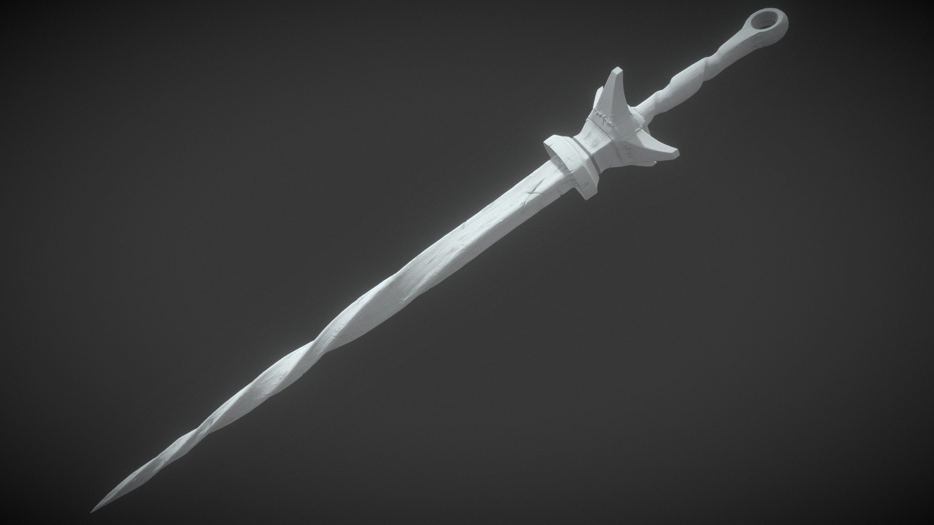modeling a sword in zbrush