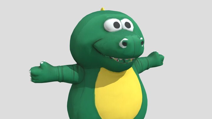 Garney The Dinosaur v1 3D Model
