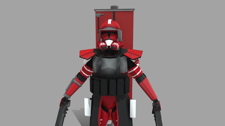 Arc Trooper Fox 3D Model