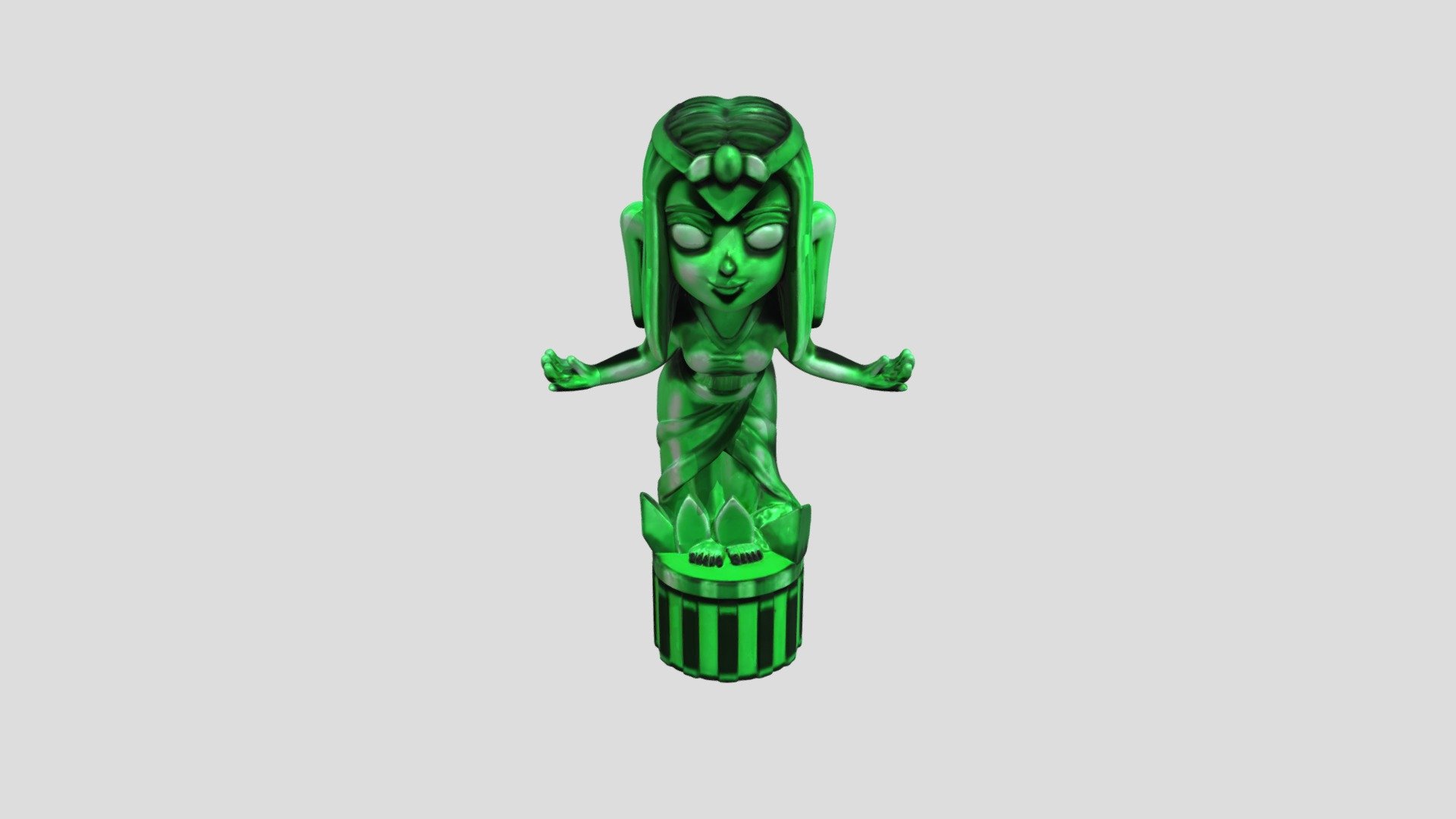 Emerald Fairy Sculpture Download Free 3D model by dirtwoy 52f4884