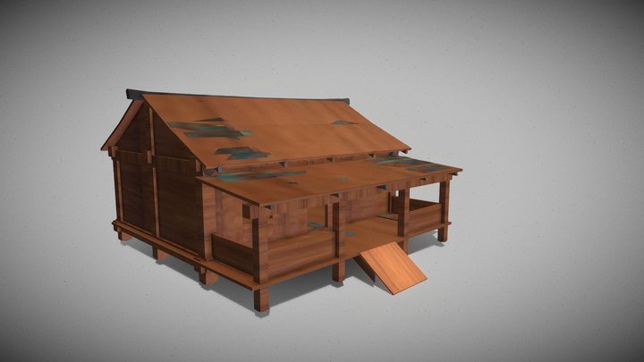 a old House – Modello 3D gratuito STL