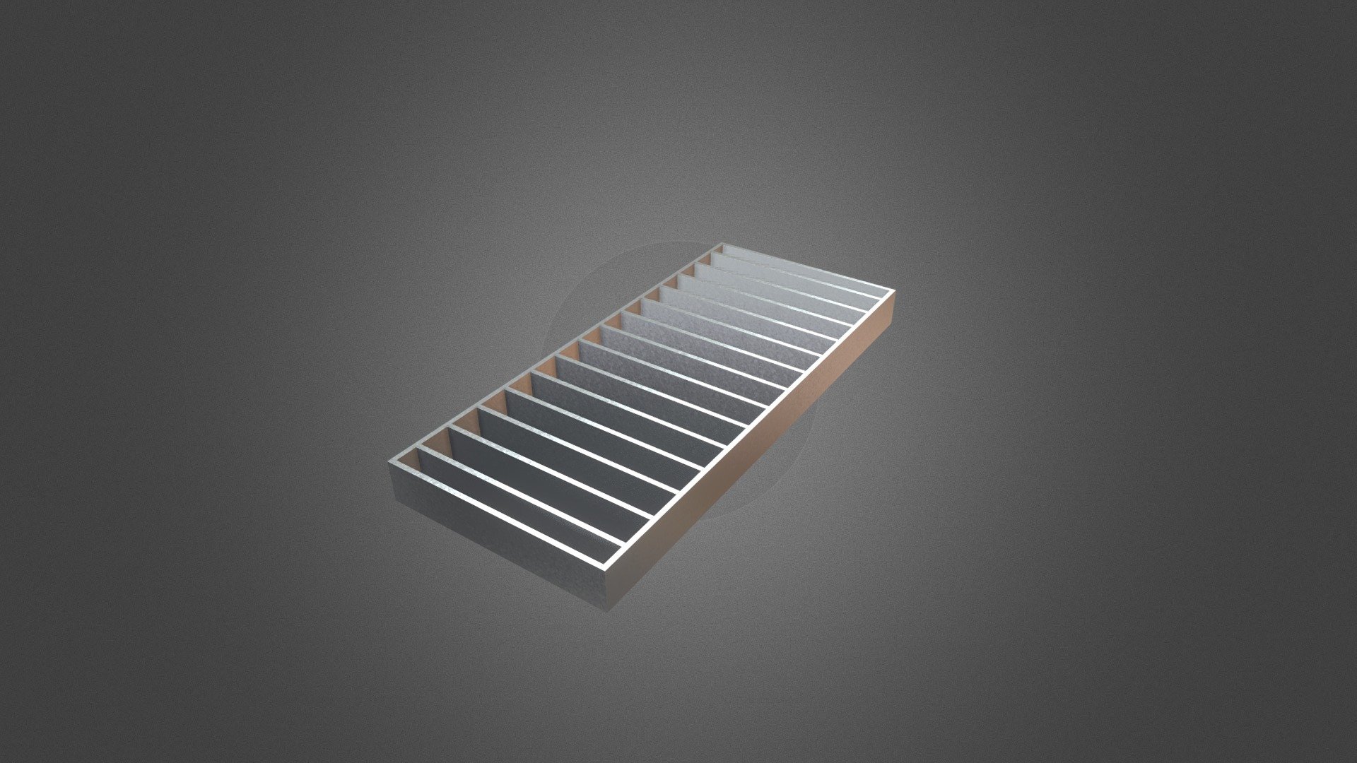 Решетка щелевая GRENT - 3D model by grent-6 [52f6388] - Sketchfab
