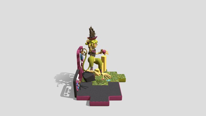 Mika_The Guardian of The Green Grove 3D Model