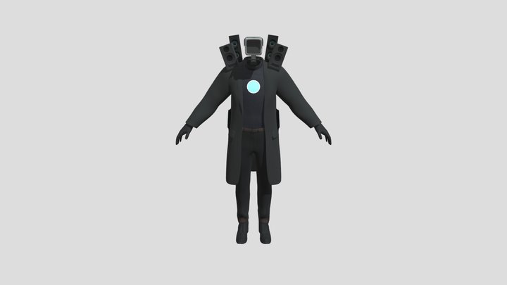 Camera man 3D Model