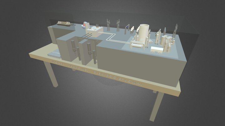  Elektrownia Jądrowa /  Nuclear Power Plant  3D Model