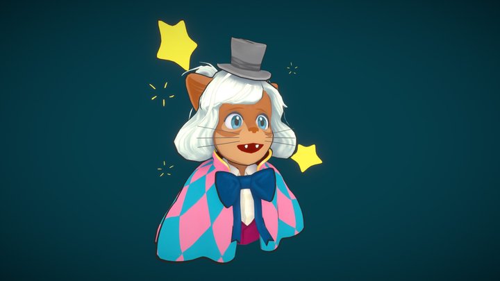 Witch Ryikaaa Ghiblified 3D Model