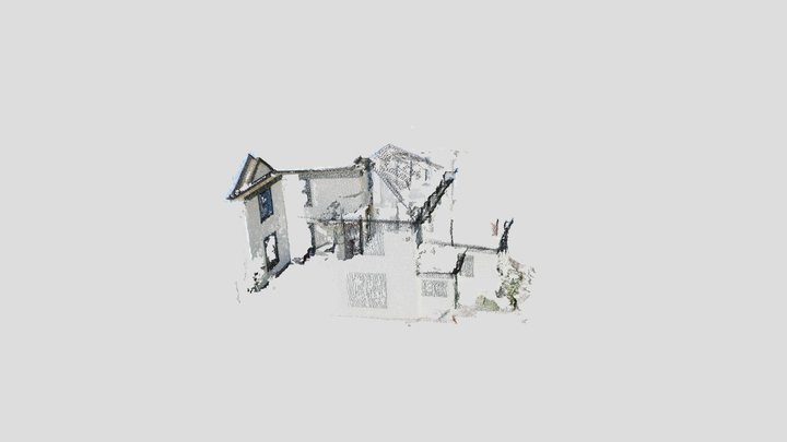 McKinney House pointcloud - WebODM using an ILC 3D Model