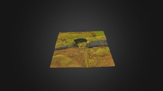 Landform Model of Proposed Wind Farm Site 3D Model